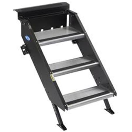 Morryde MORryde STP32629H 26 in. 3 Step with Strut Assist Weightless RV Steps M6R-STP32629H